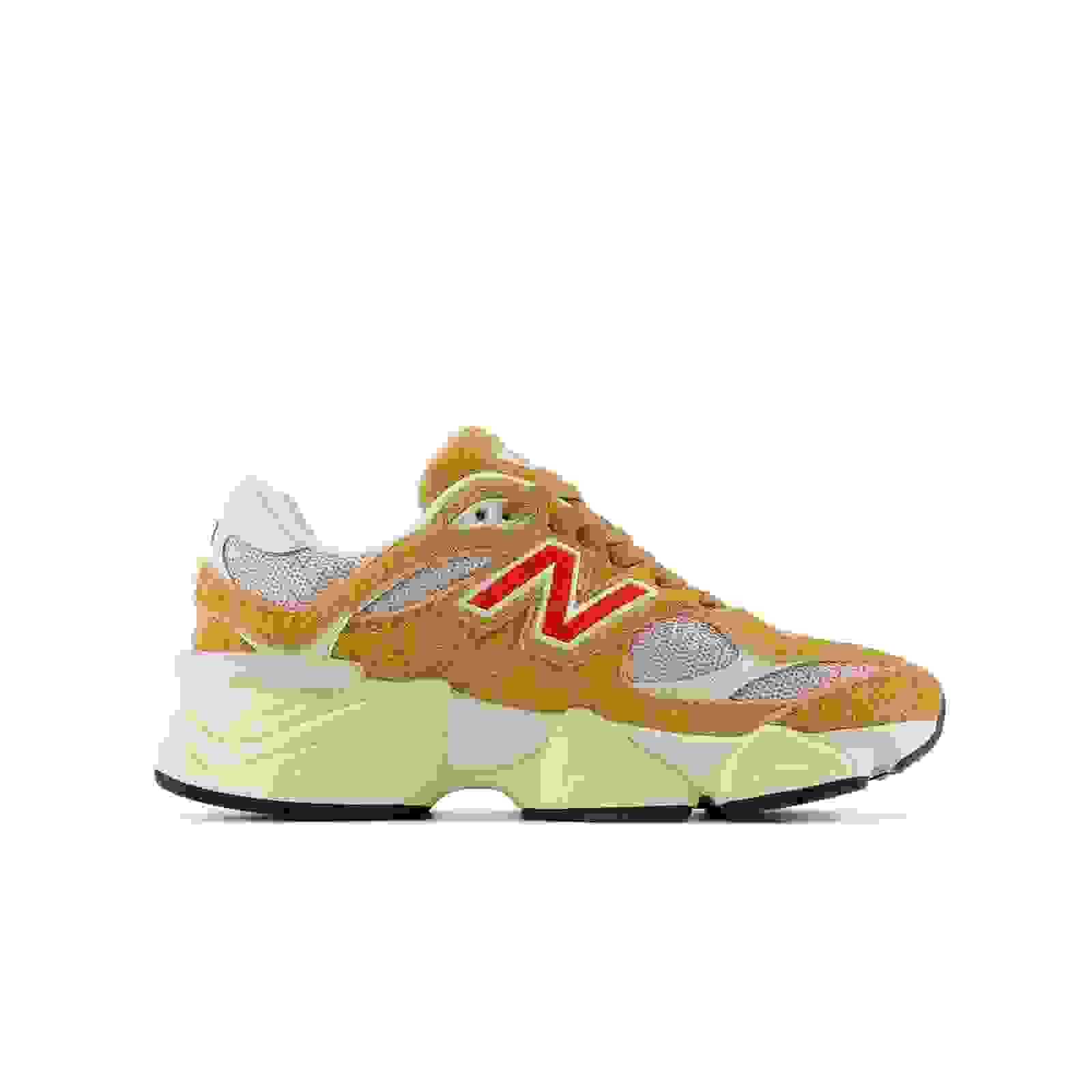 New Balance 9060 Grade School Girls' "Brown/Red" Shoe